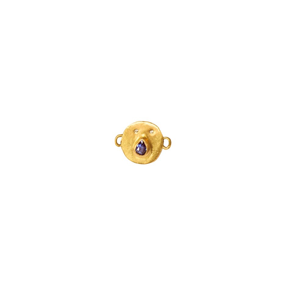 Paula Mini Cord Medal - 18K Gold