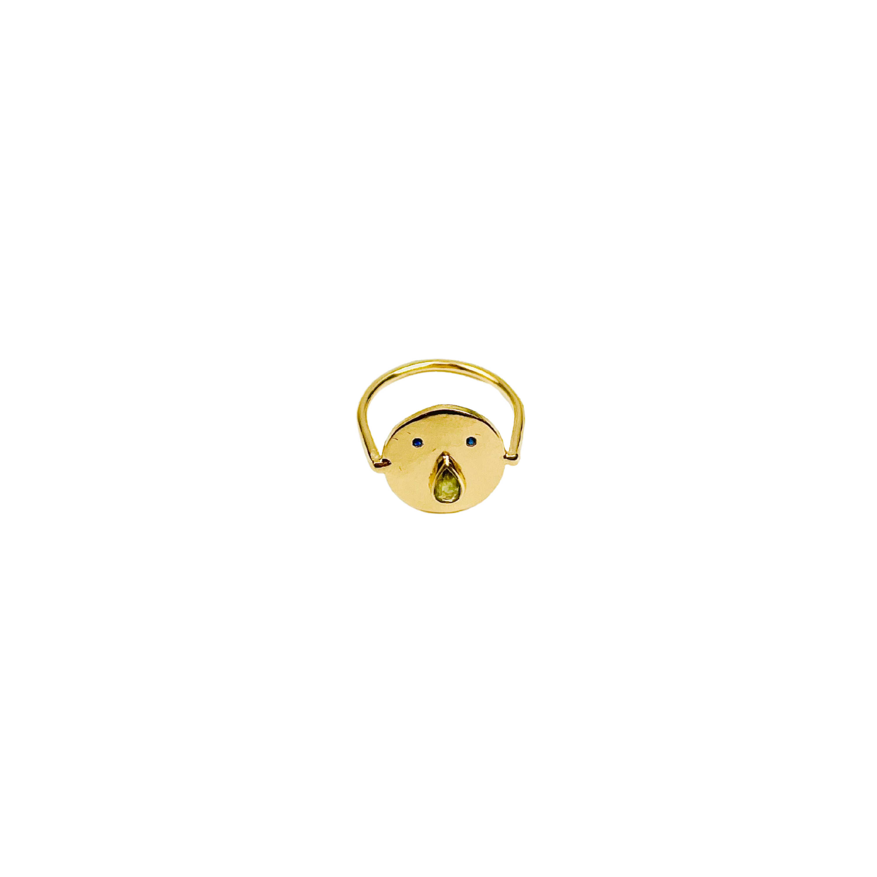 Bague Tronche Paula - Vermeil &amp; Empierré