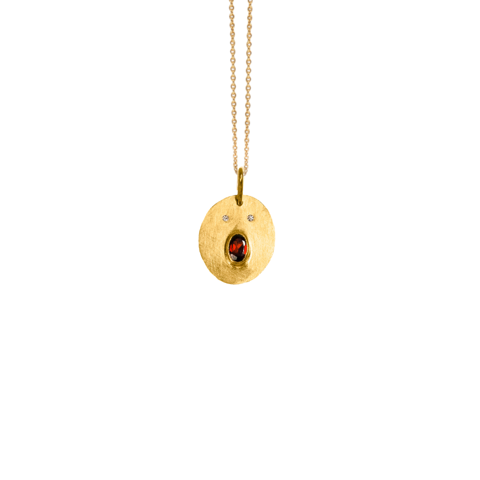Médaille Henri Saphir Rouge - Or 750/1000