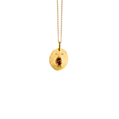 Médaille Henri Saphir Rouge - Or 750/1000
