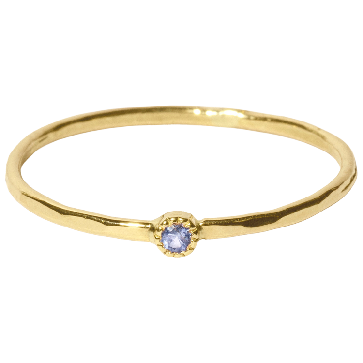 Sky Sapphire Solo Ring