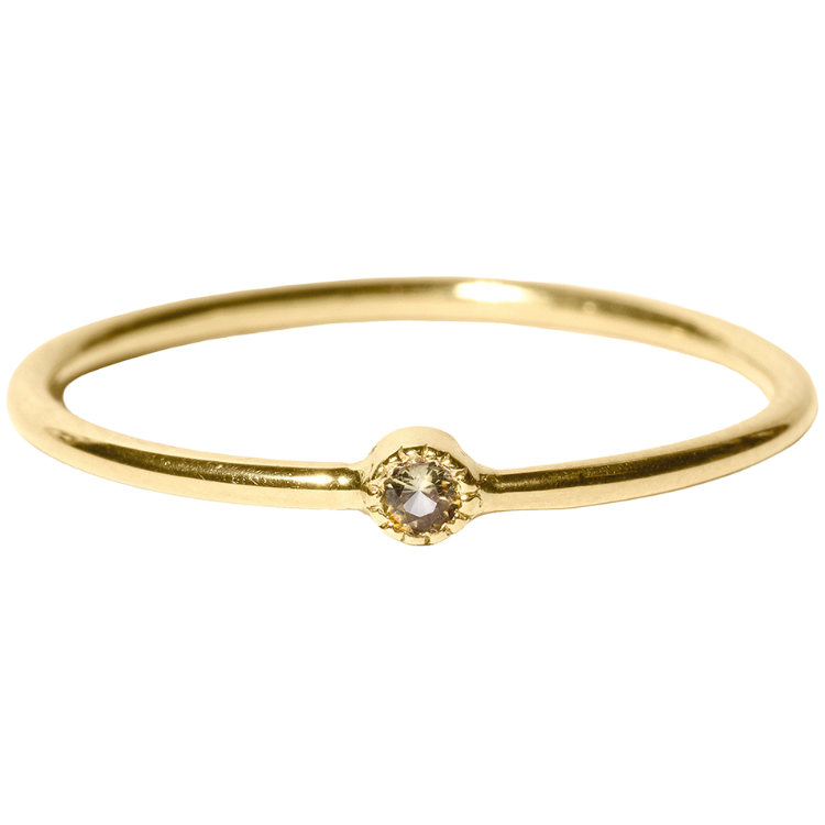 Bague Solo Saphir Jaune