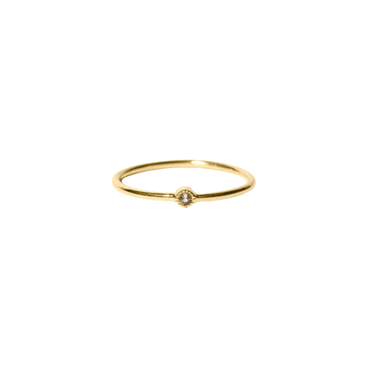 Bague Solo Saphir Jaune