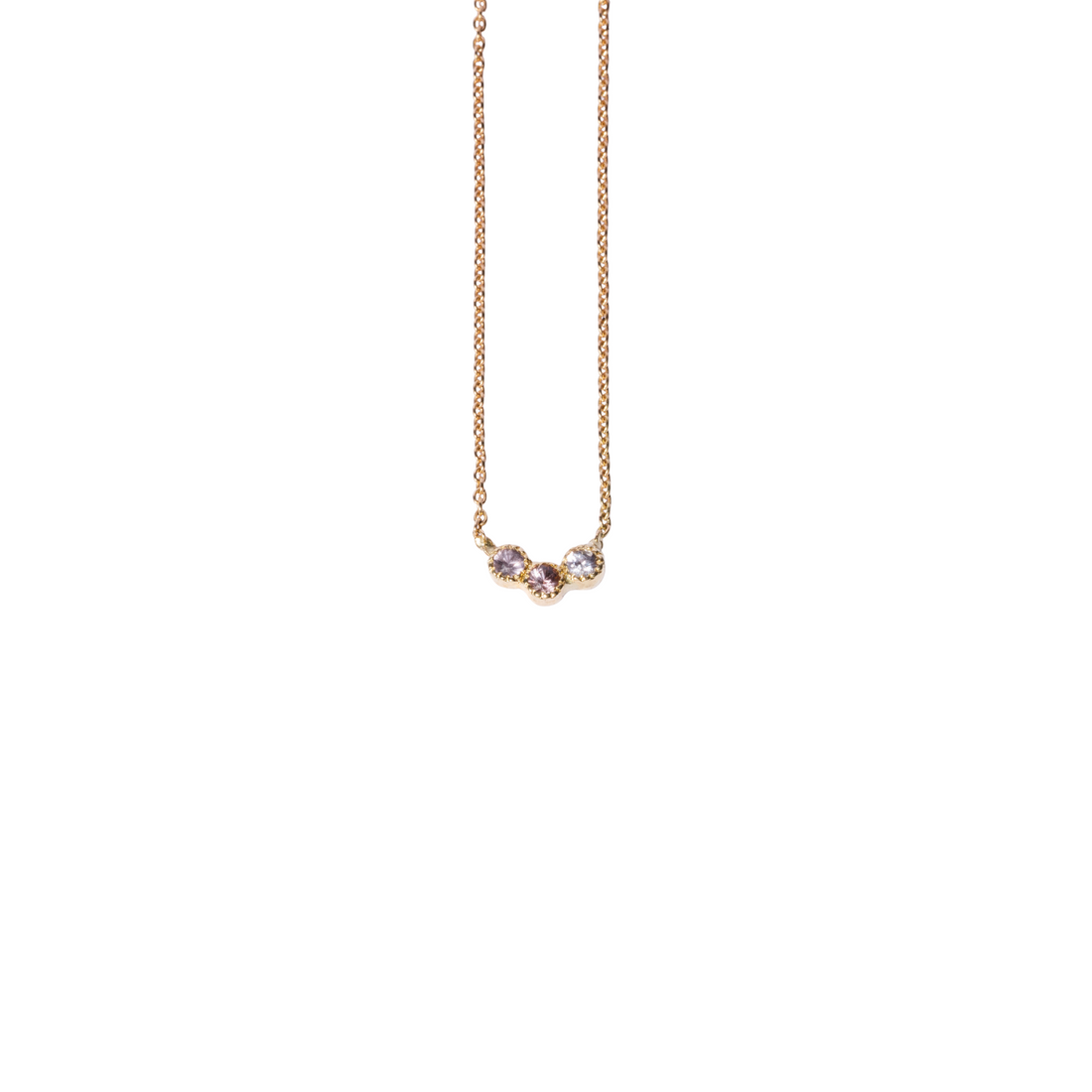 Collier Trio Saphir