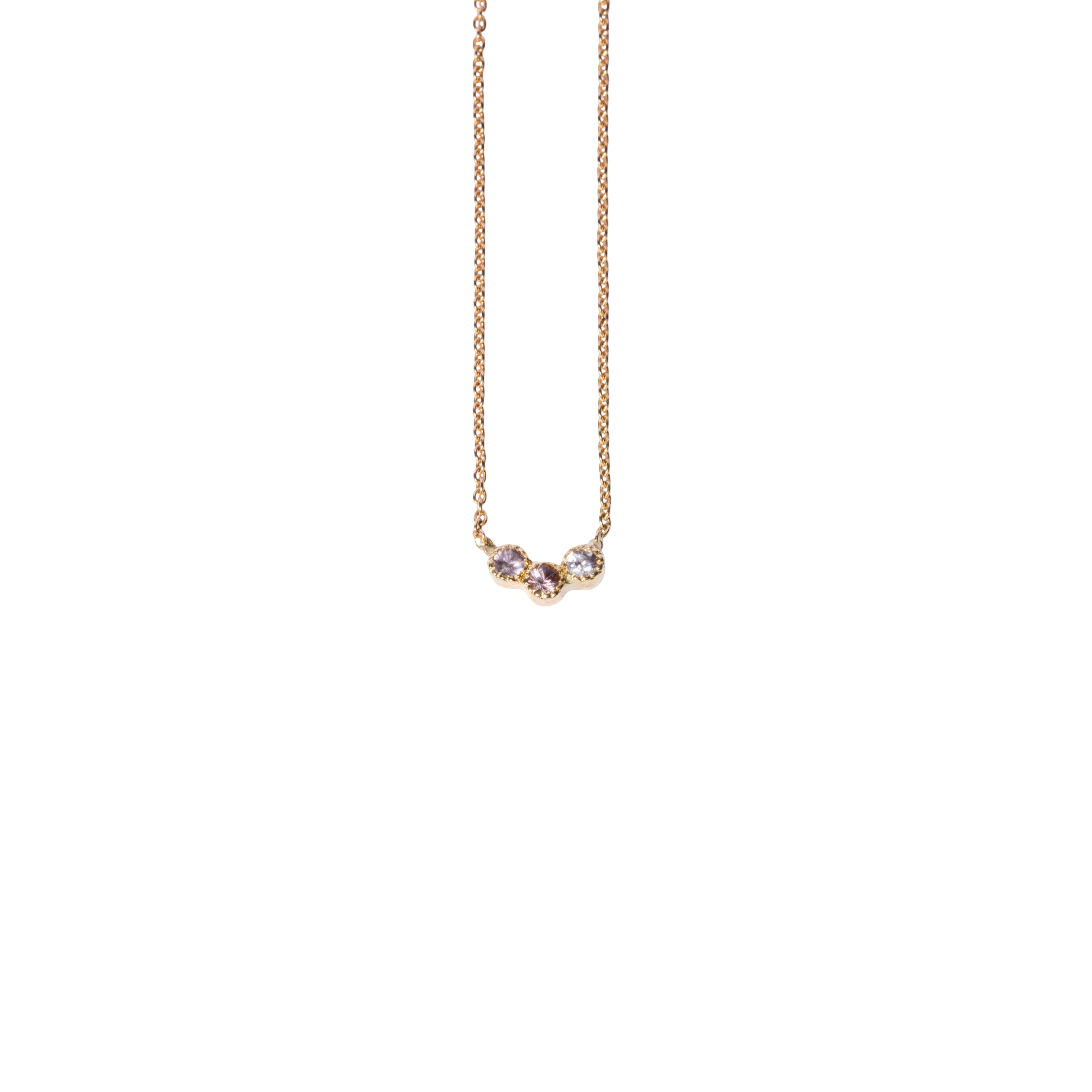 Collier Trio Saphir