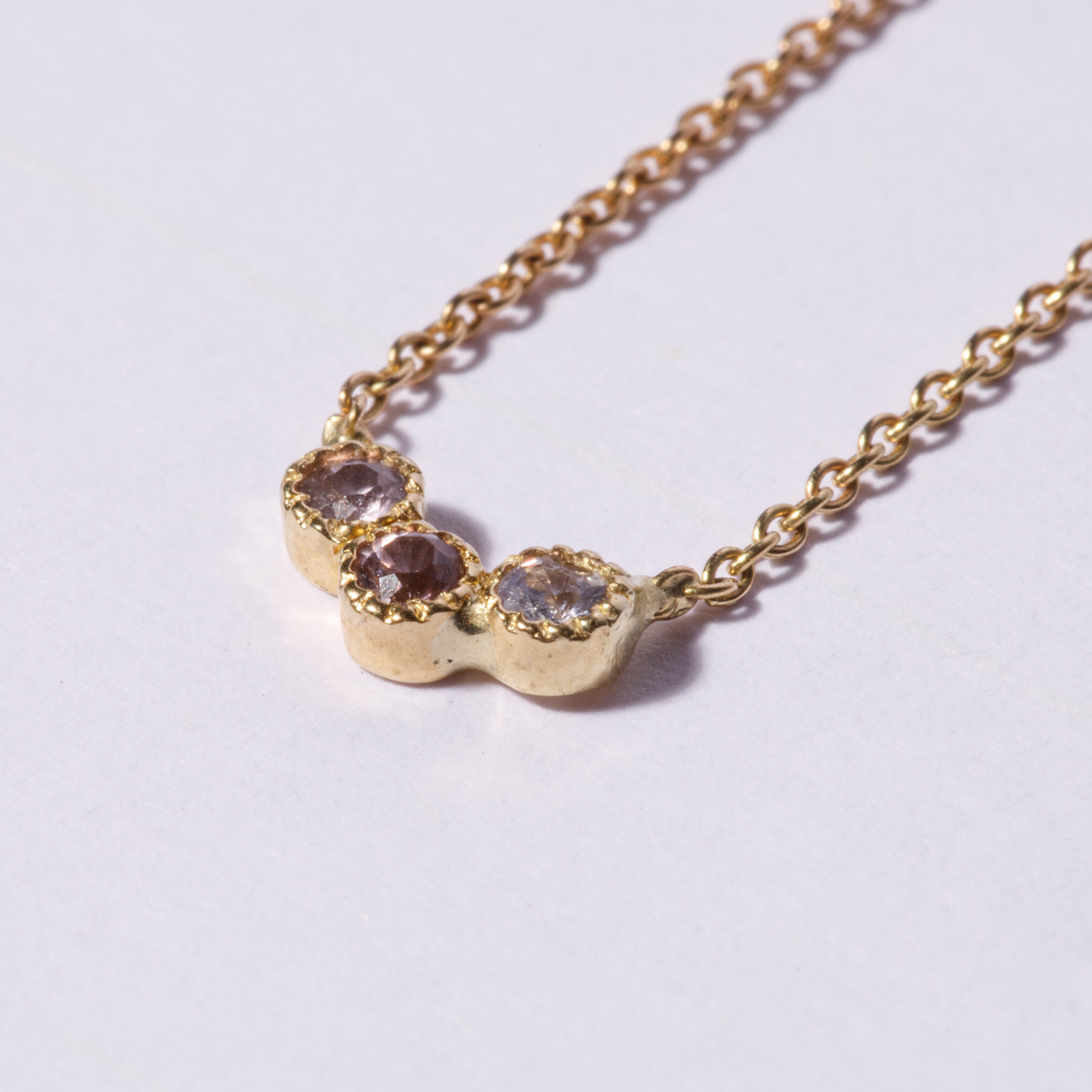 Collier Trio Saphir