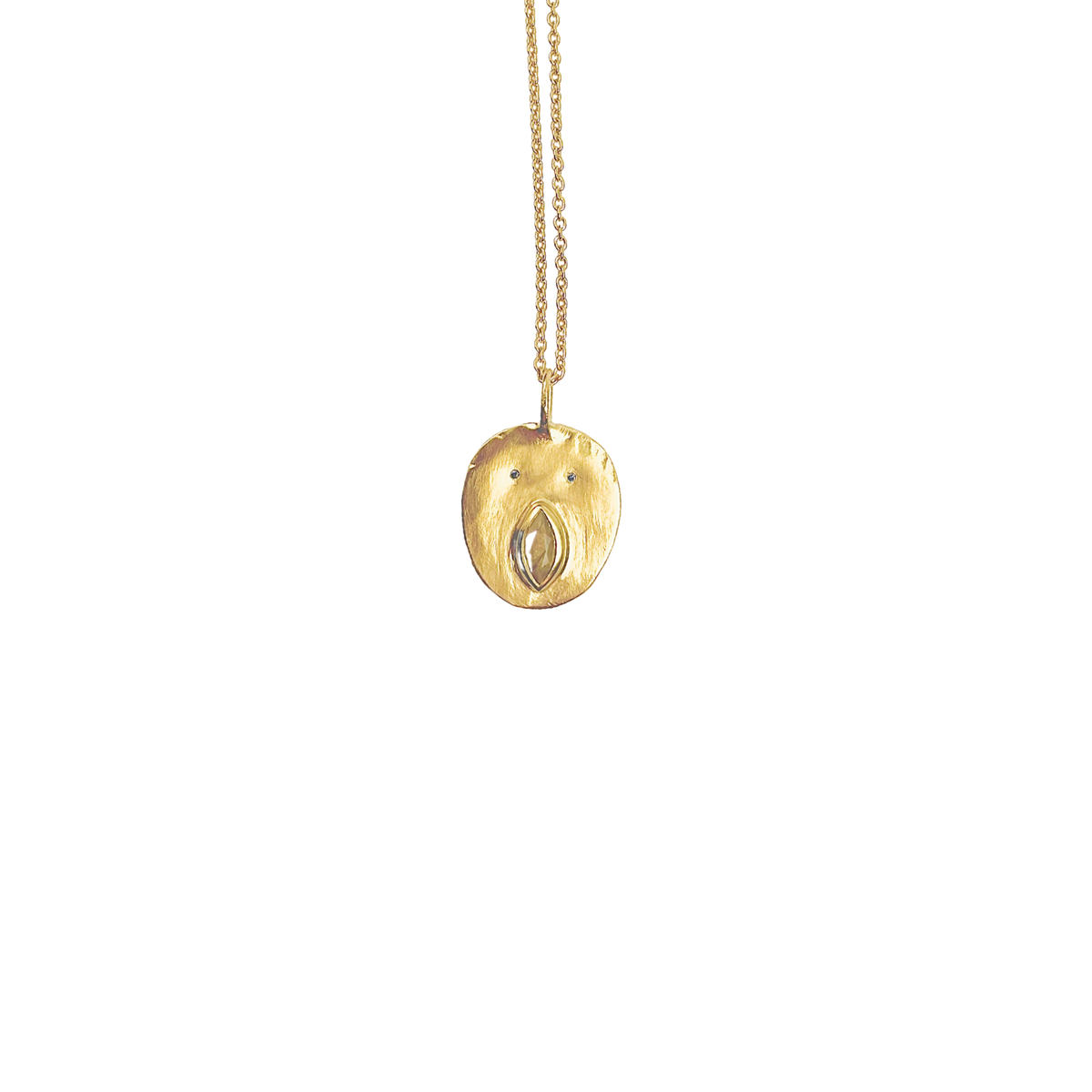 Louise Tronche Necklace - Vermeil and Yellow Sapphire