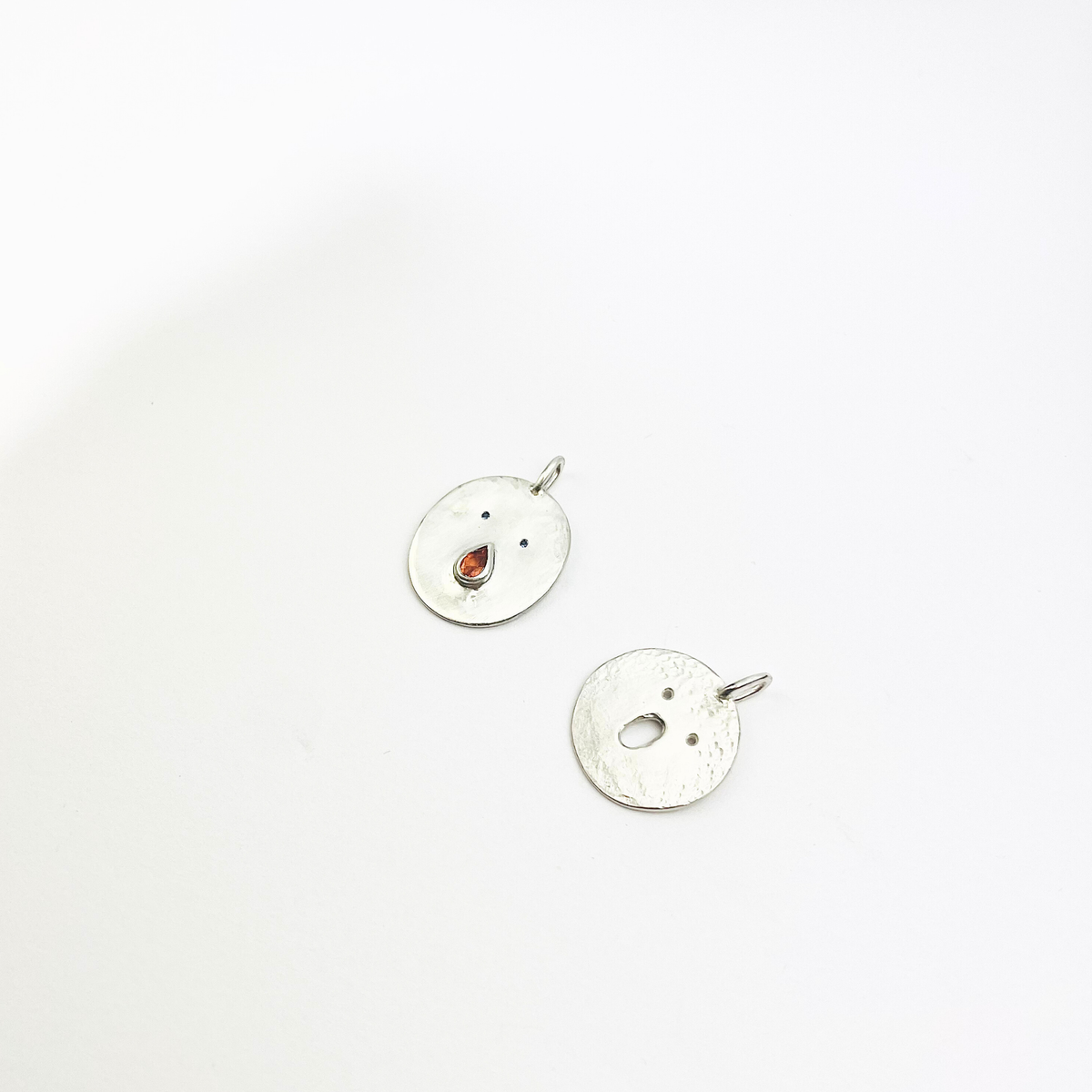 Paula Tronche Necklace - Silver and Red Sapphire