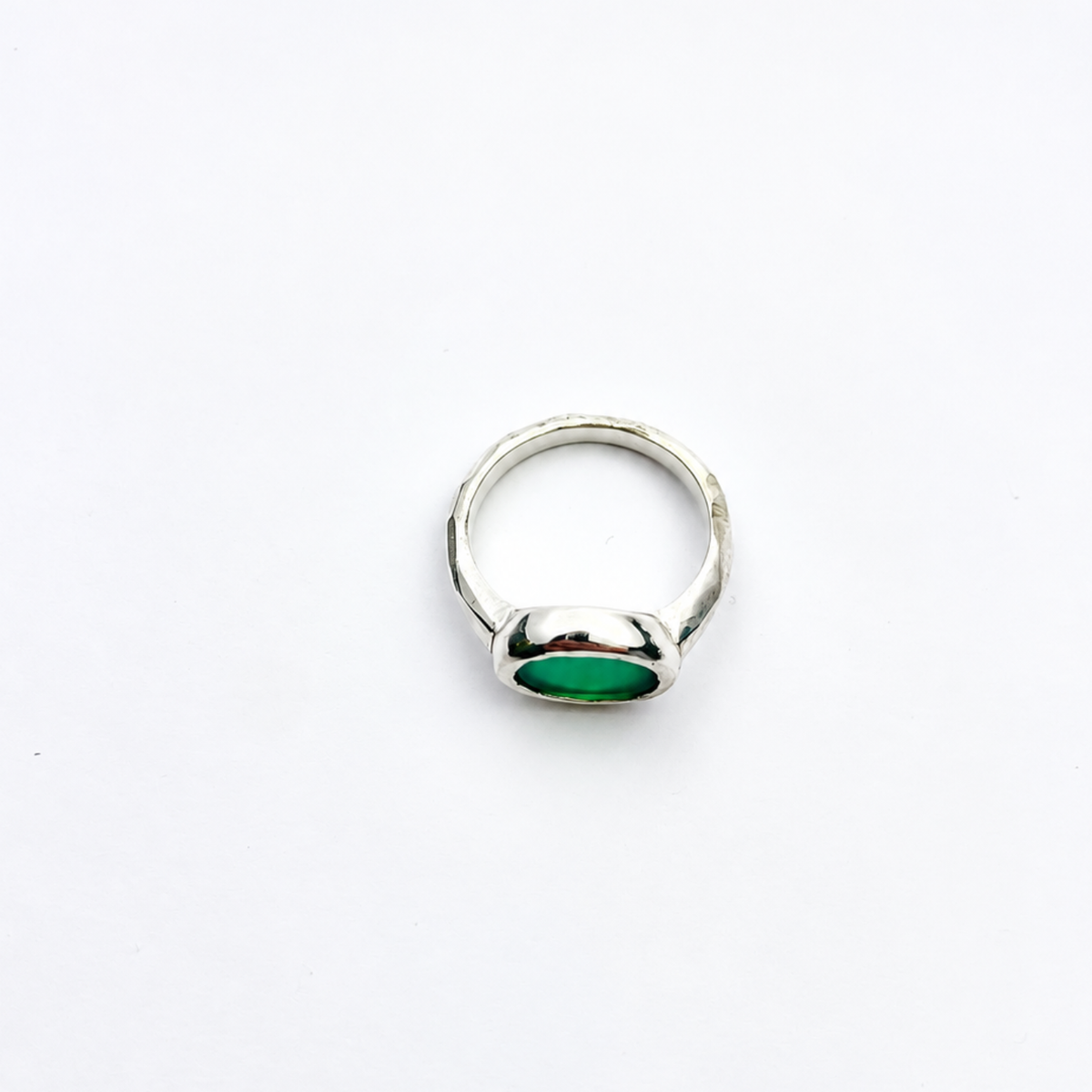 Bague Égée - Agate Verte