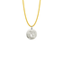 Médaille Tronche Louise en Argent 925 ou Vermeil avec finition mate et martelée fabriquée à la main par Louise Vurpas