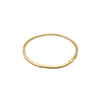 Bracelet Plat Martelé