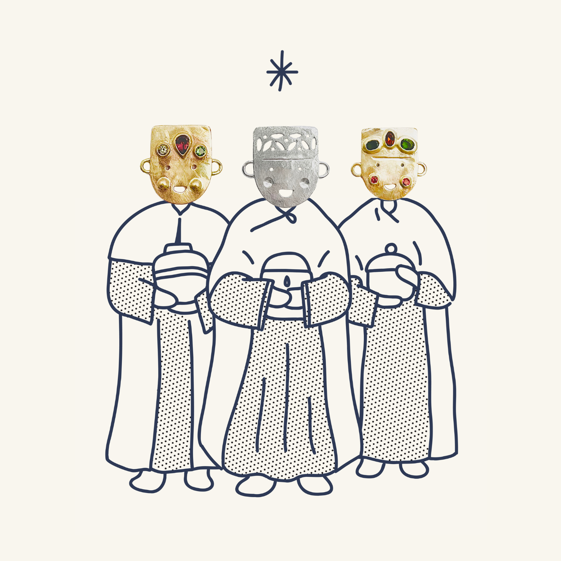 Bracelet Cordon Tronche - Roi Mage Édition - Melchior