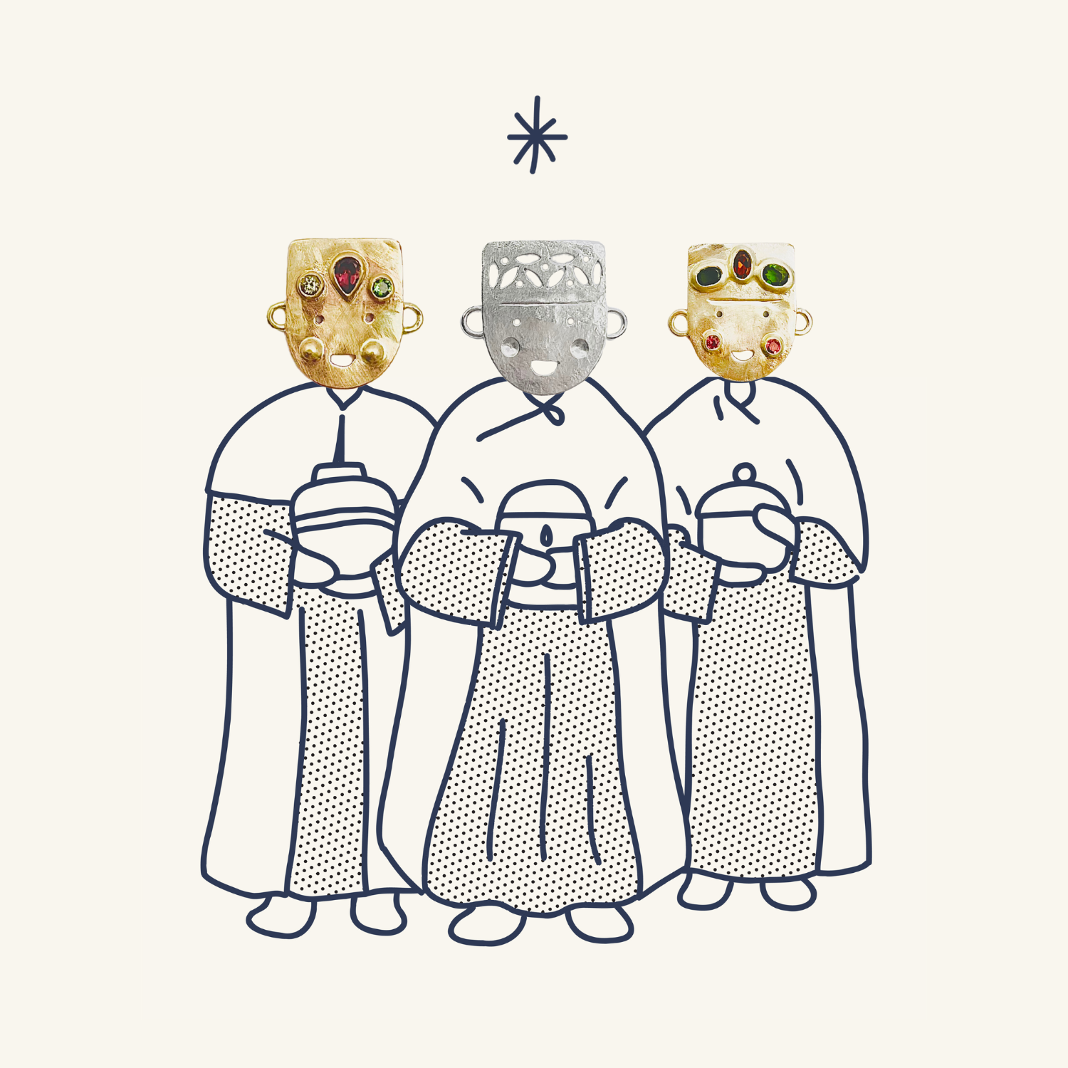 Bracelet Cordon Tronche - Roi Mage Édition - Melchior