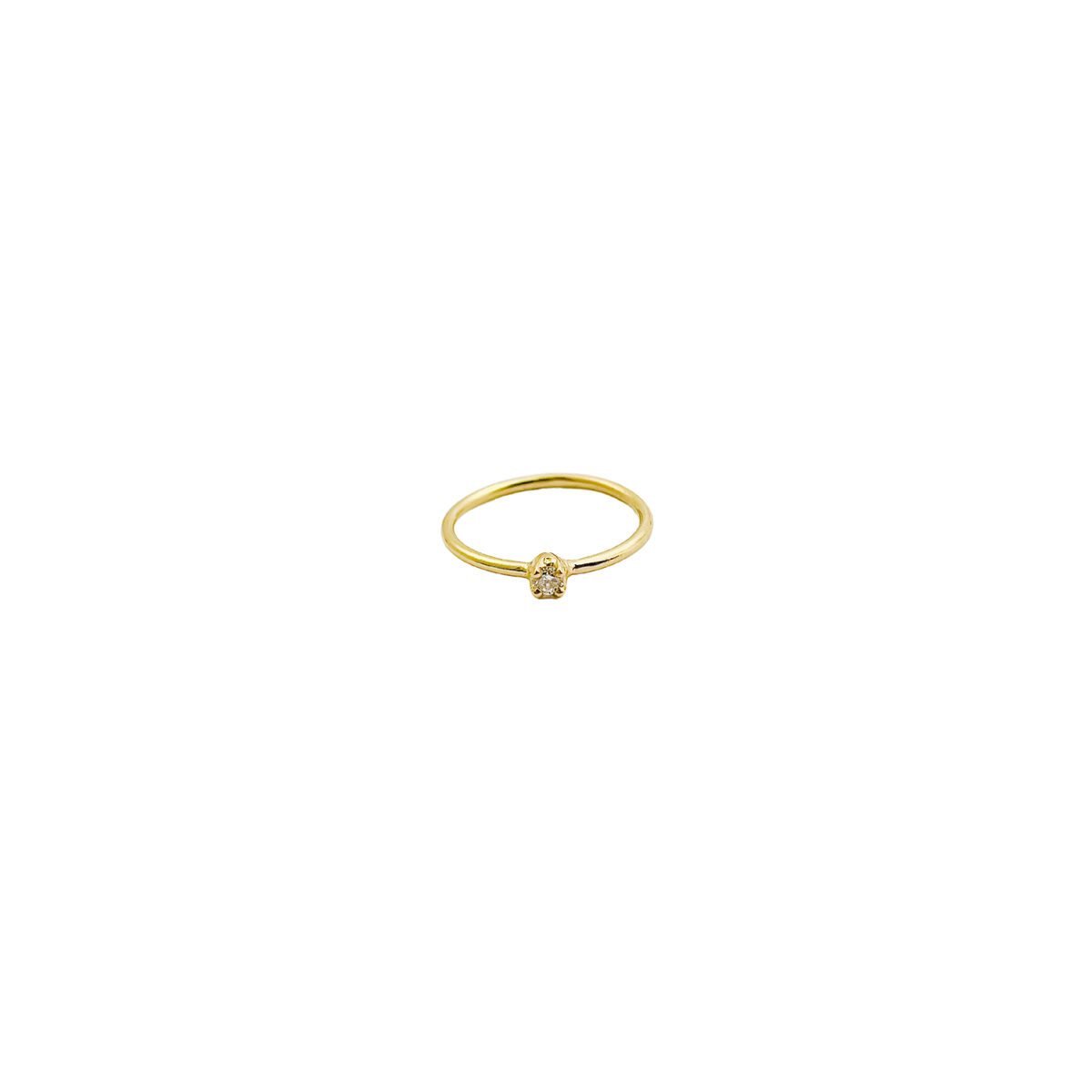 Solitaire Claw Ring