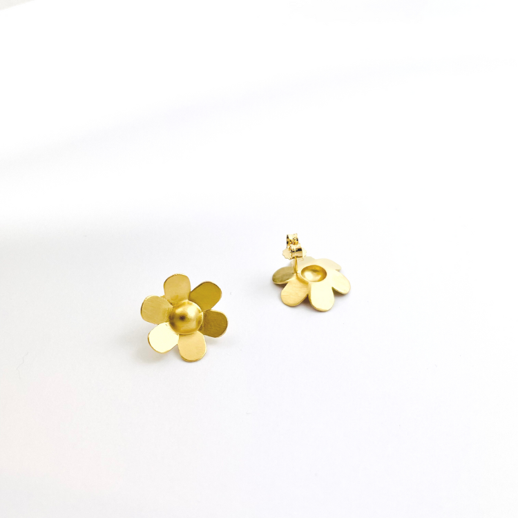 Small Sunflower Earrings