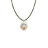 Pendentif Tronche Paula en Argent 925 avec saphir orange poire et yeux saphirs bleus