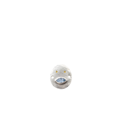 Paula Silver and Sapphire Cord Bracelet