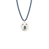 Pendentif Tronche Paula en Argent 925 avec saphir bleu ovale et yeux saphirs bleus