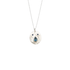 Pendentif Tronche Paula en Argent 925 avec saphir bleu ovale et yeux saphirs bleus