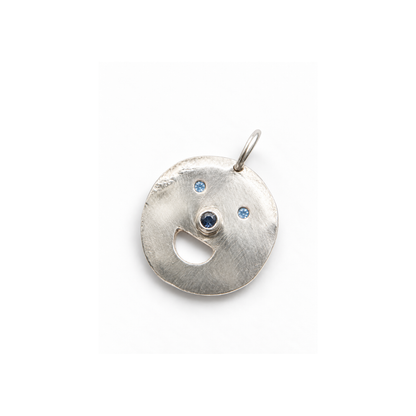 Paula Silver and Sapphire Cord Bracelet
